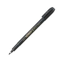 Zebra Маркер-четка Brush Pen WF3, тъмносив - 1