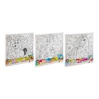 Moxy Комплект рисуване по номера, с 6 бои и 2 четки,... - 1