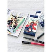 Faber-Castell Маркер-четка Pitt Comic, 6 броя - 2