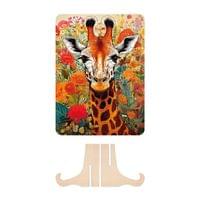 Moxy Пъзел Жираф, уникални форми, дървен, 130 части - 3