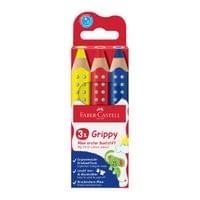 Faber-Castell Моливи Grippy, 3 цвята - 1