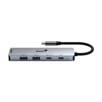 USB Хъб Genius UH-500, 5 в 1, 2 x USB Type-C, 2 x USB Type-A 3.0, 1 x HDMI - 2