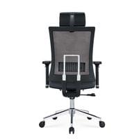 Ергономичен стол RFG Luxe Chrome HB, дамаска и меш, Multi-function... - 4