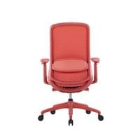 Ергономичен стол RFG Style W, дамаска, до 130 kg, корал - 3