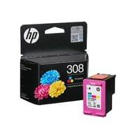 Оригинален патрон HP 7FP20UE, No308, 160 страници/5%, Cyan, Magenta, Yellow - 1 Оригинален патрон HP 7FP20UE, No308, 160 страници/5%, Cyan, Magenta, Yellow - 1
