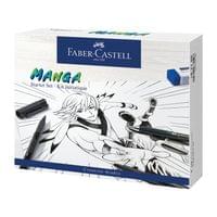 Faber-Castell Комплект Pitt Manga Starter, молив, писец и... - 2