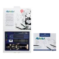 Faber-Castell Комплект Pitt Manga Starter, молив, писец и... - 2