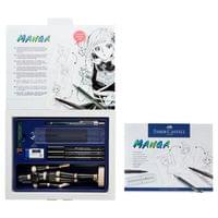 Faber-Castell Комплект Pitt Manga Starter, молив, писец и... - 3