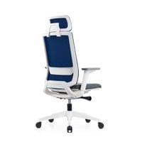 Ергономичен стол RFG Meteor X White HB, дамаска и меш, до 130 kg, сива... - 2 Ергономичен стол RFG Meteor X White HB, дамаска и меш, до 130 kg, сива... - 2