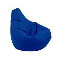 Пуф за деца RFG, тип круша, промазка, 160 L, син - 1