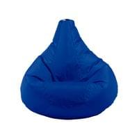 Пуф за деца RFG, тип круша, промазка, 160 L, син - 2