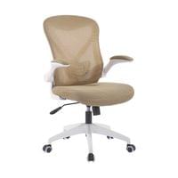 Офис стол RFG Jolly White W, дамаска и меш, Tilt механизъм, до 120 kg,... - 1