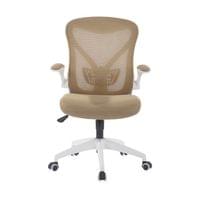 Офис стол RFG Jolly White W, дамаска и меш, Tilt механизъм, до 120 kg,... - 2