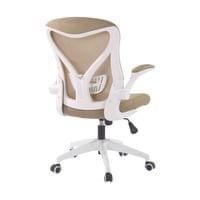 Офис стол RFG Jolly White W, дамаска и меш, Tilt механизъм, до 120 kg,... - 3