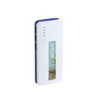 Cool Мобилна батерия Kaprin, с 3 USB порта, 10 000 mAh, бяло и синьо - 2