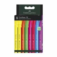Faber-Castell Текст маркер 38, 8 цвята - 1