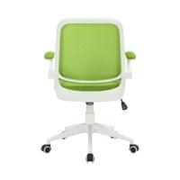 Офис стол RFG Pretty White W, дамаска и меш, Tilt механизъм, до 120 kg,... - 3