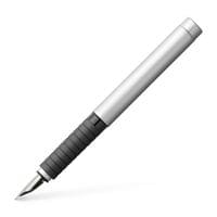 Faber-Castell Писалка Basic Satin Chrome, M, метална, матова - 1