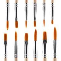 Четки за рисуване Standart Pop Brush, синтетичен косъм, в... - 2