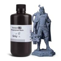 Смола за 3D принтер Elegoo Resin 2.0, 1 kg, сива - 1