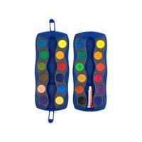 Faber-Castell Акварелни бои Connector, 12 цвята, синя палитра - 2