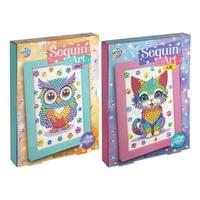 Moxy Рисуване с мъниста, с включена рамка, 26 х 19 cm,... - 1