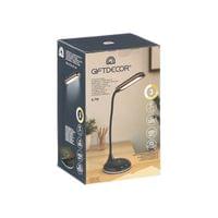 Настолна лампа Giftdecor Flexo, LED, USB зареждане, черна - 2