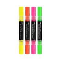 Faber-Castell Акрилен маркер Black Edition, 4 неонови цвята - 2