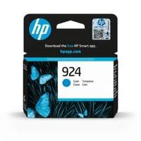 Оригинален патрон HP 4K0U3NE, Nо 924, 400 страници/5%, Cyan - 1