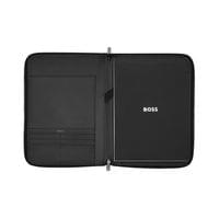 Hugo Boss Конферентна папка Iconic, A5, с цип, черна - 2