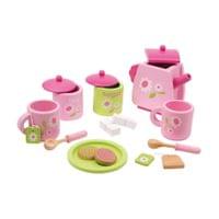 Small Foot Комплект за чай, детски, с флорални мотиви, 17 части - 1