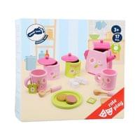 Small Foot Комплект за чай, детски, с флорални мотиви, 17 части - 2