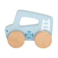 Small Foot Количка за бутане, дървена, синя - 3