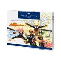 Faber-Castell Рисувателен комплект Pitt Comic... - 1 Faber-Castell Рисувателен комплект Pitt Comic... - 1