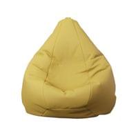Пуф за деца RFG, тип круша, промазка, 160 L, жълт - 1