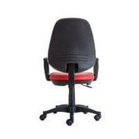 Ергономичен стол RFG Presto Black, екокожа, до 130 kg, червен - 3 Ергономичен стол RFG Presto Black, екокожа, до 130 kg, червен - 3