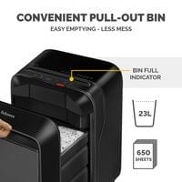 Шредер за унищожаване на документи Fellowes LX211, Micro-Cut, 23 L,... - 7 Шредер за унищожаване на документи Fellowes LX211, Micro-Cut, 23 L,... - 7