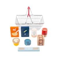 Small Foot Кошница за пазаруване Fresh, с хранителни продукти - 2