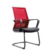 Посетителски стол RFG Smart M, дамаска и меш, до 120 kg, черна седалка,... - 1