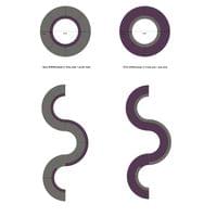 Табуретка RFG Zara, кръгла, дамаска, 700 х 700 х 400 mm,... - 2