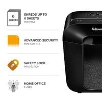 Шредер за унищожаване на документи Fellowes Powershred LX25M, P-4,... - 2