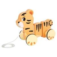 Small Foot Тигър Сафари, за дърпане, дървен - 2 Small Foot Тигър Сафари, за дърпане, дървен - 2
