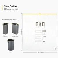 Торби за смет Eko, тип C, с връзка, 10-15 L, 20 броя - 4