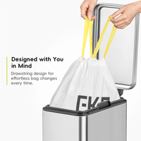 Торби за смет Eko, тип C, с връзка, 10-15 L, 20 броя - 5