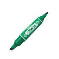 Zebra Перманентен маркер Hi-Mckie, двоен, 2-4 mm, зелен - 1