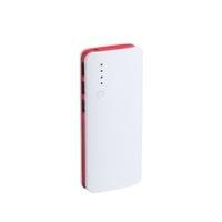 Cool Мобилна батерия Kaprin, с 3 USB порта, 10 000 mAh, бяло и червено - 1