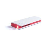 Cool Мобилна батерия Kaprin, с 3 USB порта, 10 000 mAh, бяло и червено - 2
