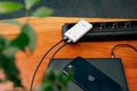 Зарядно устройство Verbatim Fold'n'Go, GaN, 65 W, бяло - 3 Зарядно устройство Verbatim Fold'n'Go, GaN, 65 W, бяло - 3