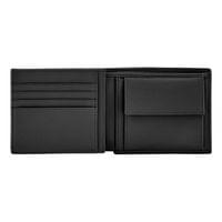 Hugo Boss Портфейл Saffiano Double B, с капак и отделение за монети, черен - 2