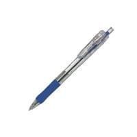 Zebra Химикалка Tapli Clip, прозрачна, 0.5 mm, синя - 1